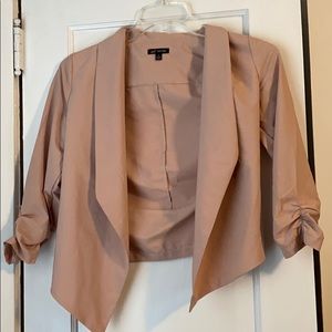 Cinched soft blazer